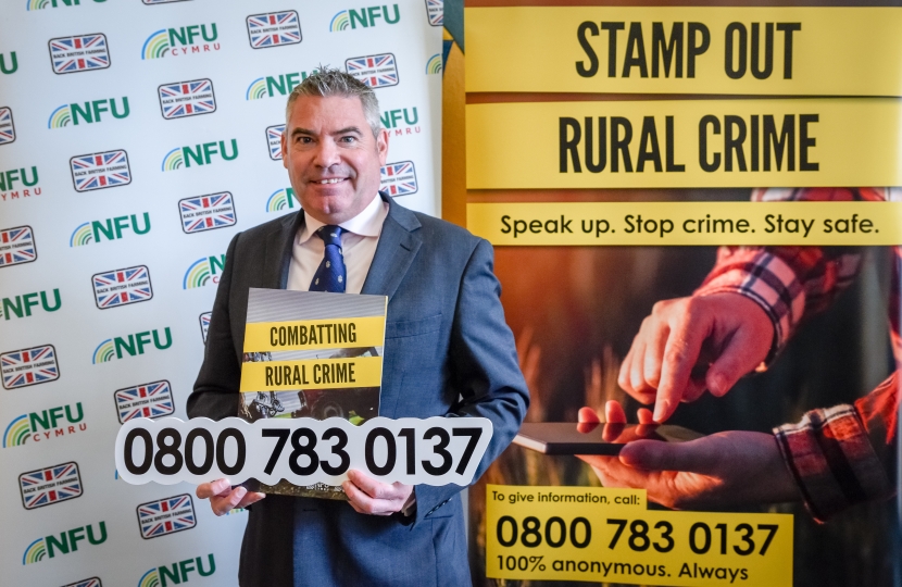 Craig Tracey Rural Crime Reporting Line pic