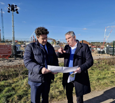 Craig Tracey MP with Transport Minister Huw Merriman MP 